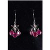 Image 1 : 14kt Gold Ruby (7.3ct) Earrings CRV $2950