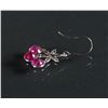 Image 2 : 14kt Gold Ruby (7.3ct) Earrings CRV $2950