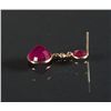Image 1 : 14kt Gold Ruby (10.6ct) Earrings CRV $3250
