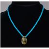 Image 1 : Sterling Silver Turquoise and Quartz Necklace $500