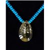 Image 2 : Sterling Silver Turquoise and Quartz Necklace $500