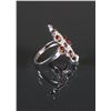 Image 3 : Sterling Silver Garnet Ring CRV $410