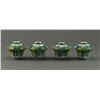 Image 1 : Set Four Chinese Porcelain Tea Cups w/ Lid Kangxi