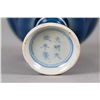 Image 4 : Chinese Porcelain Monochrome Blue Stem Cup
