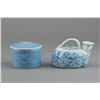 Image 1 : Two Pieces of Chinese BW Porcelain  Waterpots