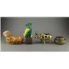 Image 1 : Set of Four Chinese Ceramic & Bronze Items