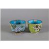 Image 1 : 2 Pieces Chinese Republic Period Cloisonne Cups