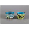 Image 2 : 2 Pieces Chinese Republic Period Cloisonne Cups