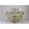 Image 2 : Chinese Bronze Dragon Jar w/ Cover