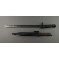Two Japanese Army Knives Dated 1907 and WW2