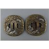 Image 1 : Pair of Japanese Sword Tsuba with Dragons