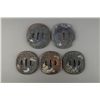 Image 2 : Five Pieces of Japanese Sword Tsuba Guard