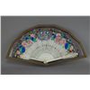 Image 1 : 19th Century Chinese Bone w Painted Feather Fan