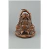 Image 2 : Group of Four Chinese Bamboo Root Carved Lohan
