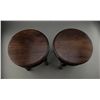 Image 2 : Pair of Chinese Rosewood Stools