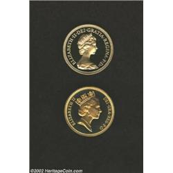 Elizabeth II Gold Sovereign 1980, KM919, Choice Proof; and Elizabeth II Gold Sovereign 1988, KM943,.