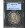 Bavaria. Ludwig II 5 Marks 1874D, KM502, AU55 PCGS. Lightly toned and a very scarce type in EF or be