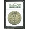 Bremen-Free City. 5 Mark 1906J, KM251, MS64 ANACS. Important notice: We expect to be auctioning lots