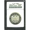 Lubeck. 3 Mark 1909A, KM215, PR64 Cameo ANACS. Untoned and as flashy as any Gem. Important notice: W
