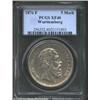 Image 1 : Wurttemberg. Karl 5 Marks 1876F, KM623, XF40 PCGS. A rare type in XF or better. Important notice: We