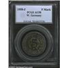 Image 1 : 5 Mark 1958J, KM112.1, AU58 PCGS. Very rare, the key date to this series by far. Important notice: W