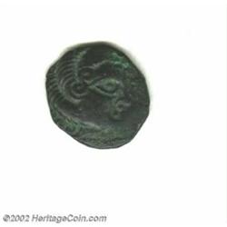 Gallo-Belgic, Amorican (Channel Islands and NW Gaul) billon stater ND (ca. 75-50 B.C.), Head right/H