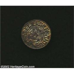 Late Anglo-Saxon, Aethelred II. AR Long Cross Penny ND (978-1016 A.D.), Bareheaded draped bust left/