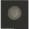 Image 1 : Charles I. Declaration Sixpence 1646, Crowned bust left with plume before face/Scroll above Declarat