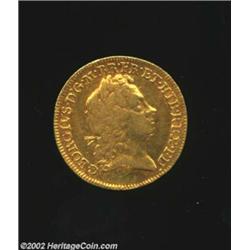 George I Gold Guinea 1715, KM543, Nearly VF.Ex: Seaby 1964. From the Hans A. Land Collection. Import