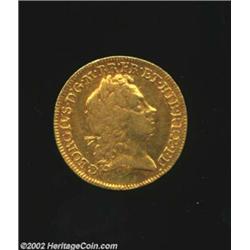 George I Gold Guinea 1715, KM543, Nearly VF.Ex: Seaby 1964. From the Hans A. Land Collection. Import