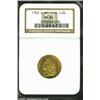 Image 1 : George II Gold 1/2 Guinea 1753, KM587, MS64 NGC, a dazzling example of the old laureate head type. B