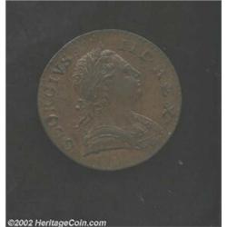 George III Halfpenny 1773, KM601, Choice AU, a superb coin with full mint sheen. Important notice: W