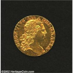 George III Gold Guinea 1771, KM600, XF-AU, extremely bold strike, lightly cleaned. From the Hans A..