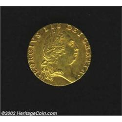 George III Gold Guinea 1792, KM609, XF-AU, a very attractive example with subtle old-time toning.Ex: