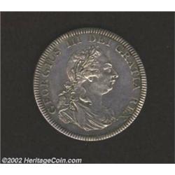 George III Bank Dollar 1804, S3768, ESC148 (rare variety), SC-G3CR.100, KM-Tn1, AU, pale violet and.