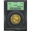 Image 1 : George IV Gold 2 Pounds 1823, Bust left obverse/St. George, KM690, AU55 PCGS, numerous pinpoint mark