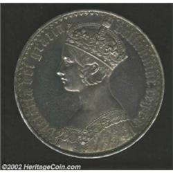 Victoria Gothic Crown 1847, SP-3883, SC-VGCR.070, KM-744, Proof, steel-toned reflective surfaces dis