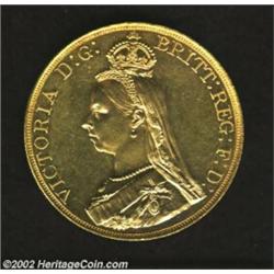 Victoria Gold 5 Pounds 1887 KM169, Uncirculated, fittingly, this year marks the golden anniversary o