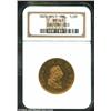 George III Gilt Half Penny 1805, KM147a, PF61 NGC. The reverse exhibits light handling. Important no