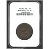 Morbiducci Copper Pattern Penny 1927, Chicken with chicks and the value above/Harp with the date and