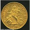 Image 1 : Genoa-Republic. Gold 96 Lire 1795, KM24.2, An impressive large gold coin featuring the Madonna and C