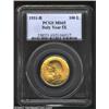Image 1 : Vittorio Emanuele III Gold 100 Lire 1931-R (Yr.IX), KM71, MS65 PCGS, particularly nice quality for t