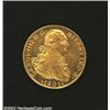 Image 1 : Carlos IV Gold 8 Escudos 1801-FM, KM159, Superb AU-UNC with prooflike mint lustre. Really a fantasti