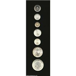 Premium Early Type Coins: 5 Centavos 1914, 10 Centavos 1907 and 1928, 20 Centavos 1906 and 1921, 50.