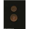 Image 2 : Zapata Issues: Centavo and 2 Centavos 1915, KM416 and 420. The Centavo is UNC with glossy orange and