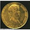 Ferdinand VII Gold 8 Escudos 1814JP, KM129.1, VF/XF, the obverse is lightly polished while the rever
