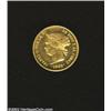 Isabel II gold 4 Pesos 1868, KM144, lustrous Uncirculated with prooflike surfaces and a few light ha
