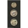 Roosevelt-Murphy-Quezon Commemorative Set 1936, 50 Centavos 1936 KM176, Peso 1936 KM177 and Peso 193