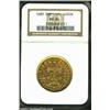 Image 1 : Peter II Gold 4000 Reis 1689, KM156, MS64 NGC, one of the scarcer issues of the type and an impeccab