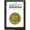 Image 1 : Joao VI Gold Peca 1824, KM364, AU58 ANACS, the obverse of this final year of type looks to have been